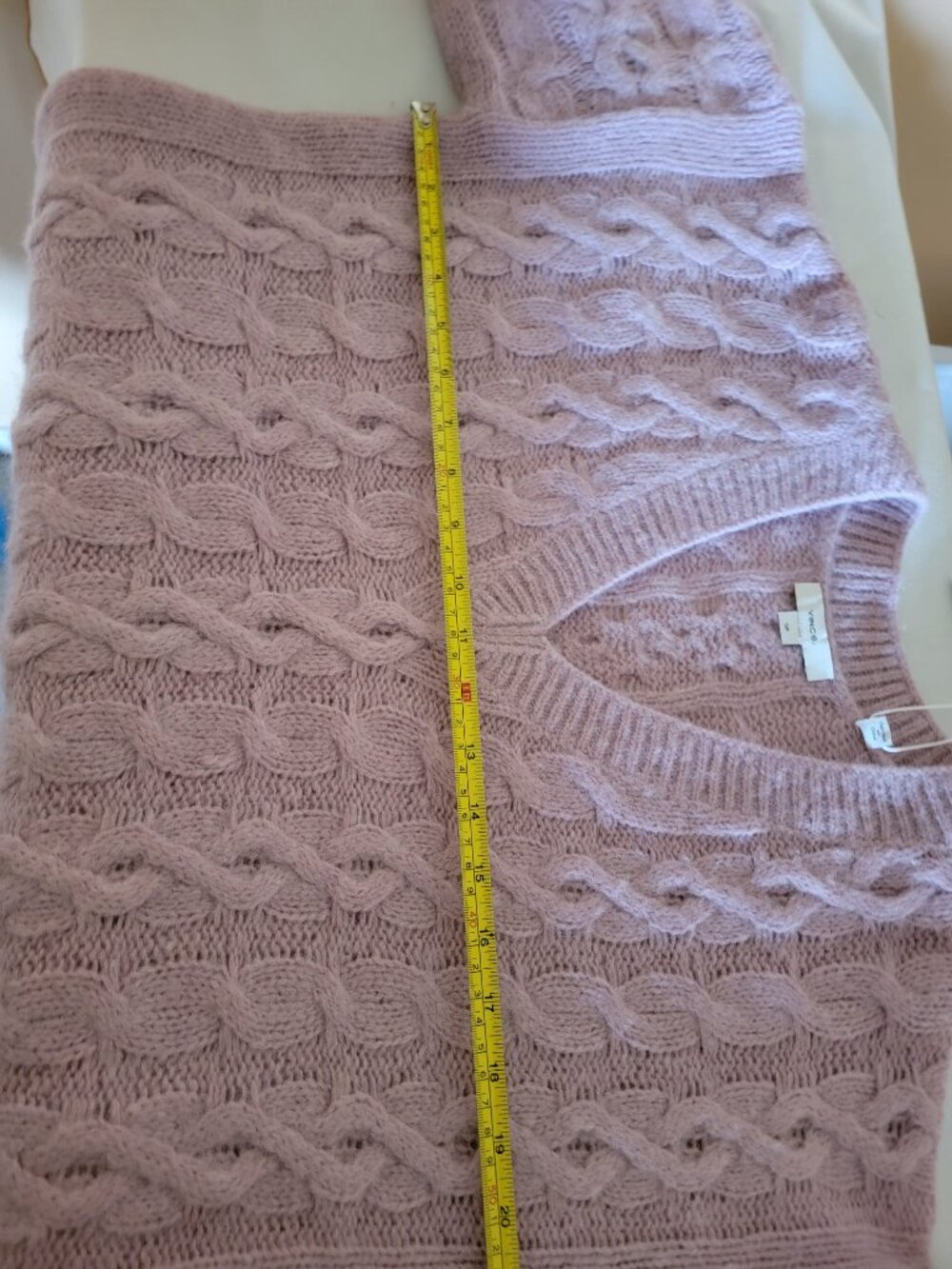 Vince Lattice Cable Knit Wool & Alpaca Blend Sweater, Size S, NWT - Picture 11 of 14